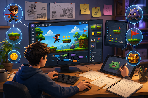 How Beginners Can Build Their First Game Without Coding